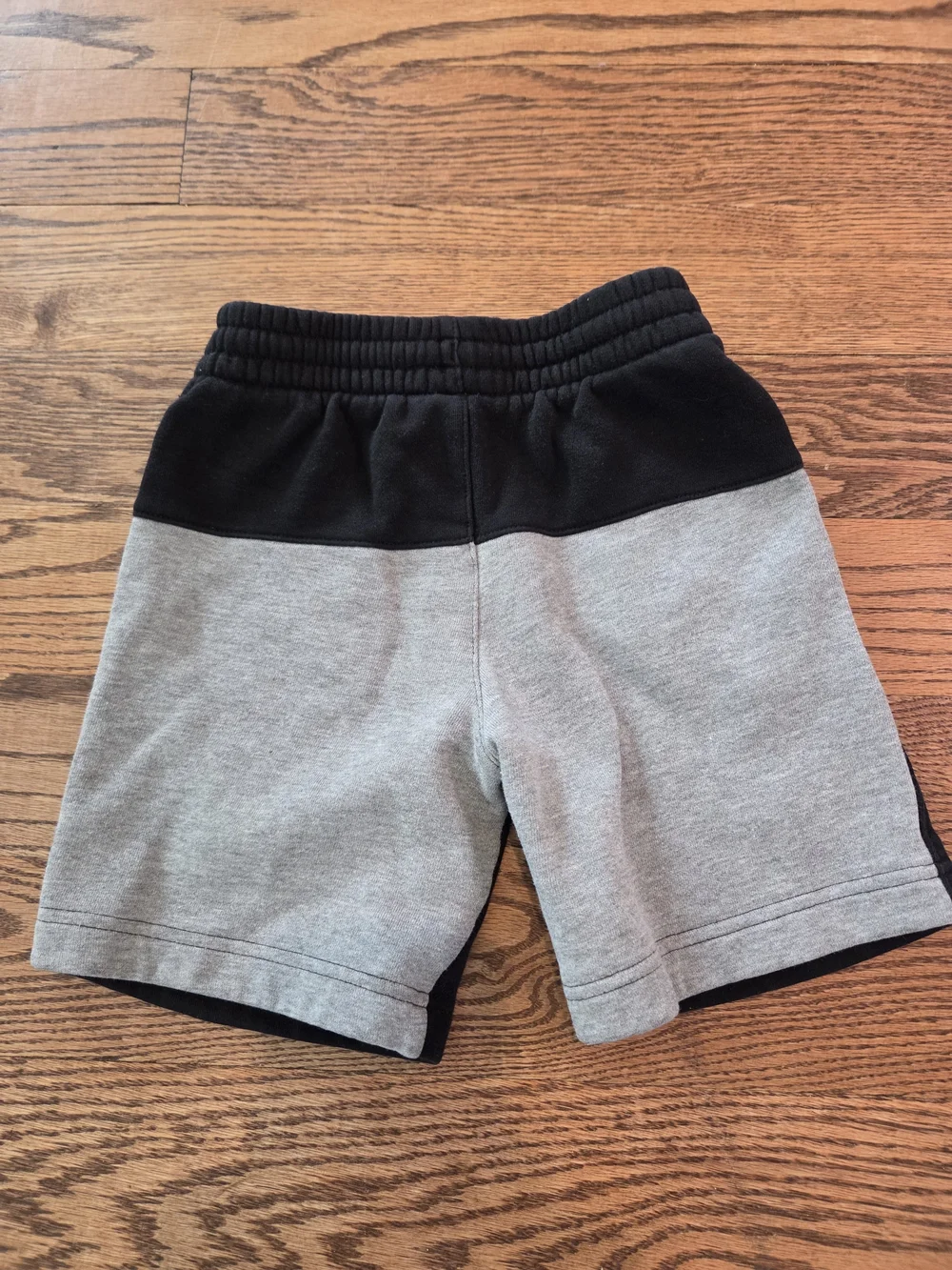 Jordan-  Black Shorts with Gray Side Panels and White Jumpman- Size 4-5 Years